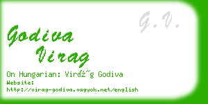 godiva virag business card